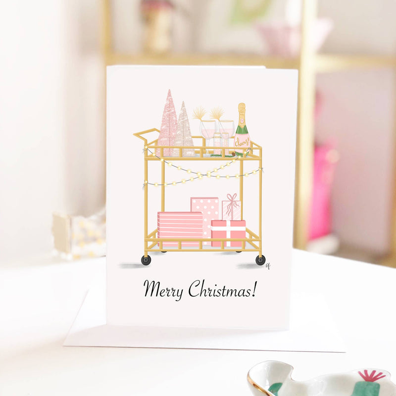 Christmas Bar Cart Card - MNR Beauty Boutique