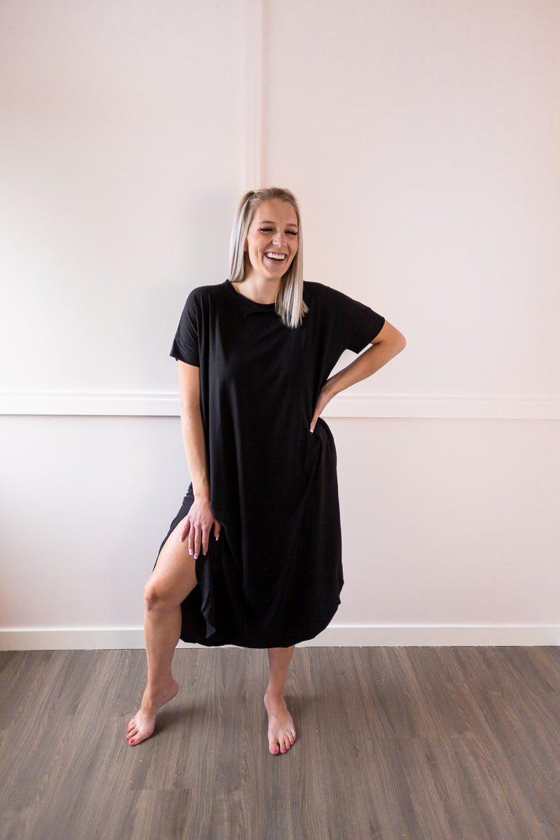 Cozy Maxi Dress | Black