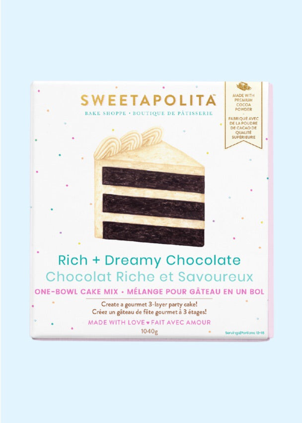 Sweetapolita™ RICH + DREAMY CHOCOLATE CAKE MIX - MNR Beauty Boutique