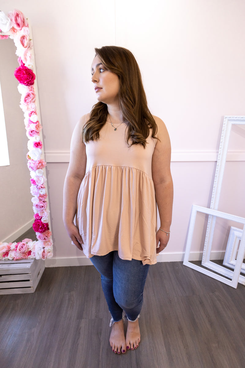 Flow With Me Tank | Dusty Blush