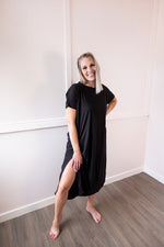 Cozy Maxi Dress | Black