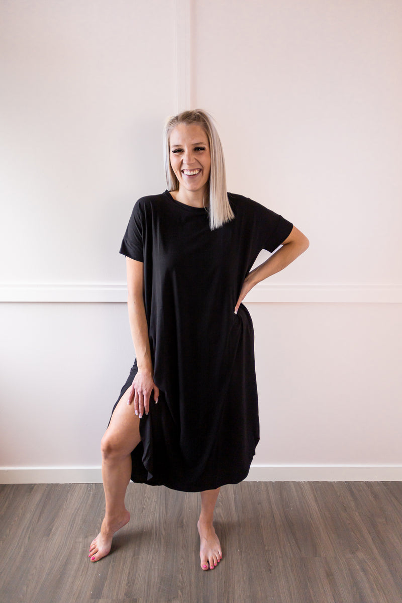 Cozy Maxi Dress | Black