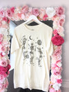 Dancing Cowboy Skeleton Oversized Shirt - MNR Beauty Boutique
