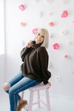 Cuddly Turtleneck | Dark Chocolate