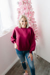 Lounge Sweatshirt | Wine