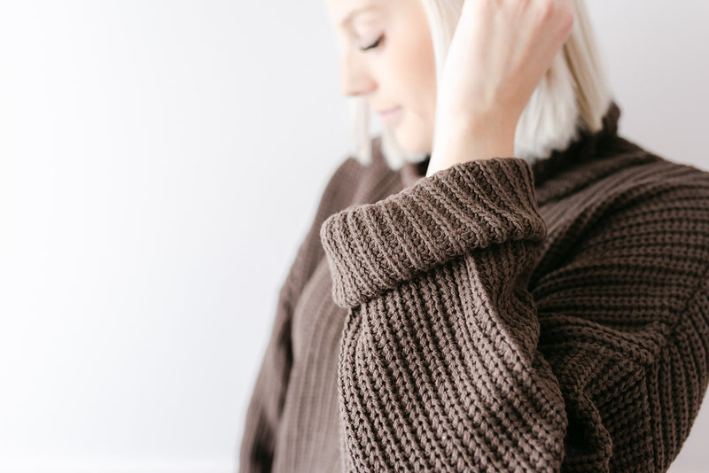 Cuddly Turtleneck | Dark Chocolate