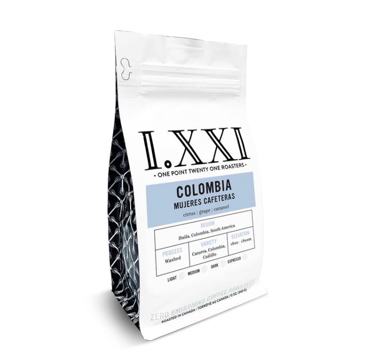 I.XXI Colombia Mujeres Cafeteras Whole Bean Coffee, 12 oz.
