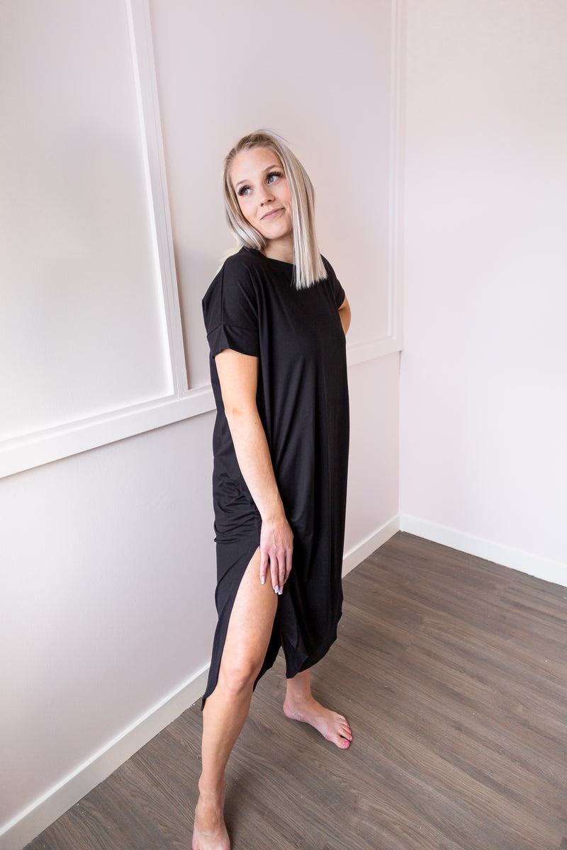 Cozy Maxi Dress | Black