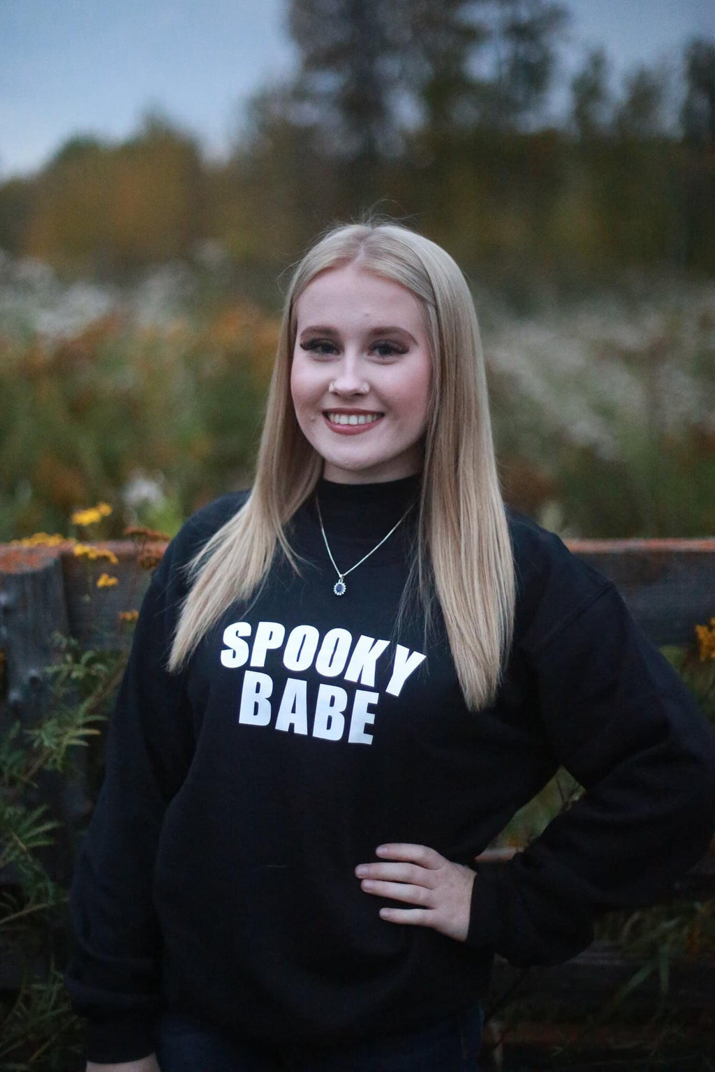 Spooky Babe Crewneck - MNR Beauty Boutique