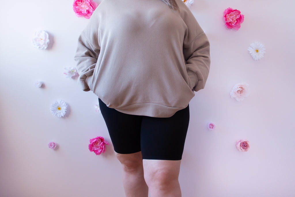 Curvy Coziness Biker Shorts  | Black - MNR Beauty Boutique