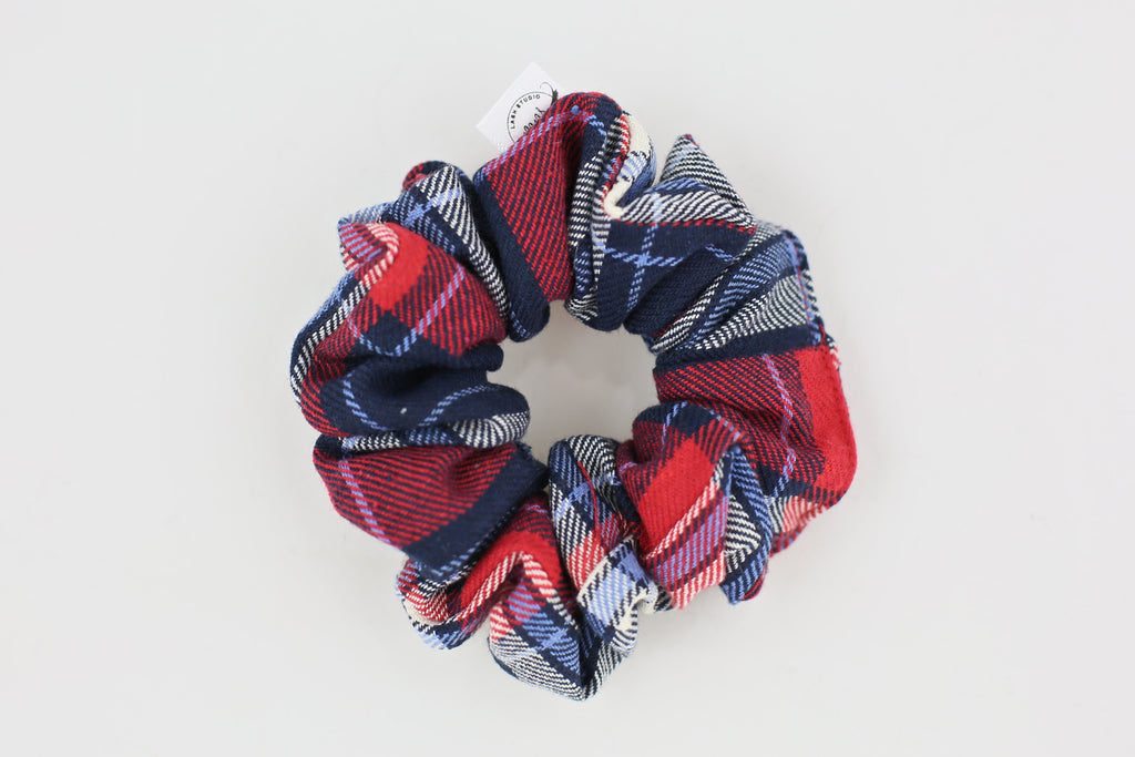 Plaid Scrunchie - MNR Beauty Boutique